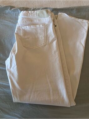 Lucky Brand Women's White Aweet Straight-Leg Jeans NWOT